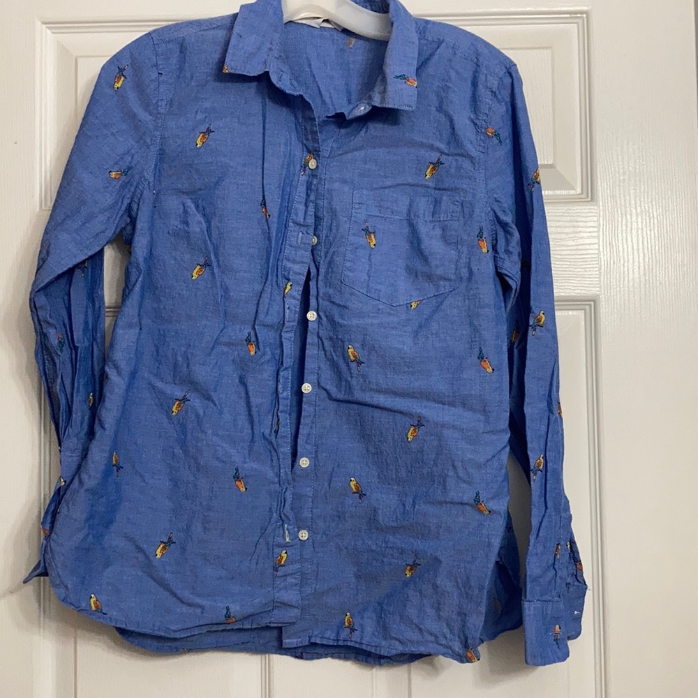 Button down collared shirt